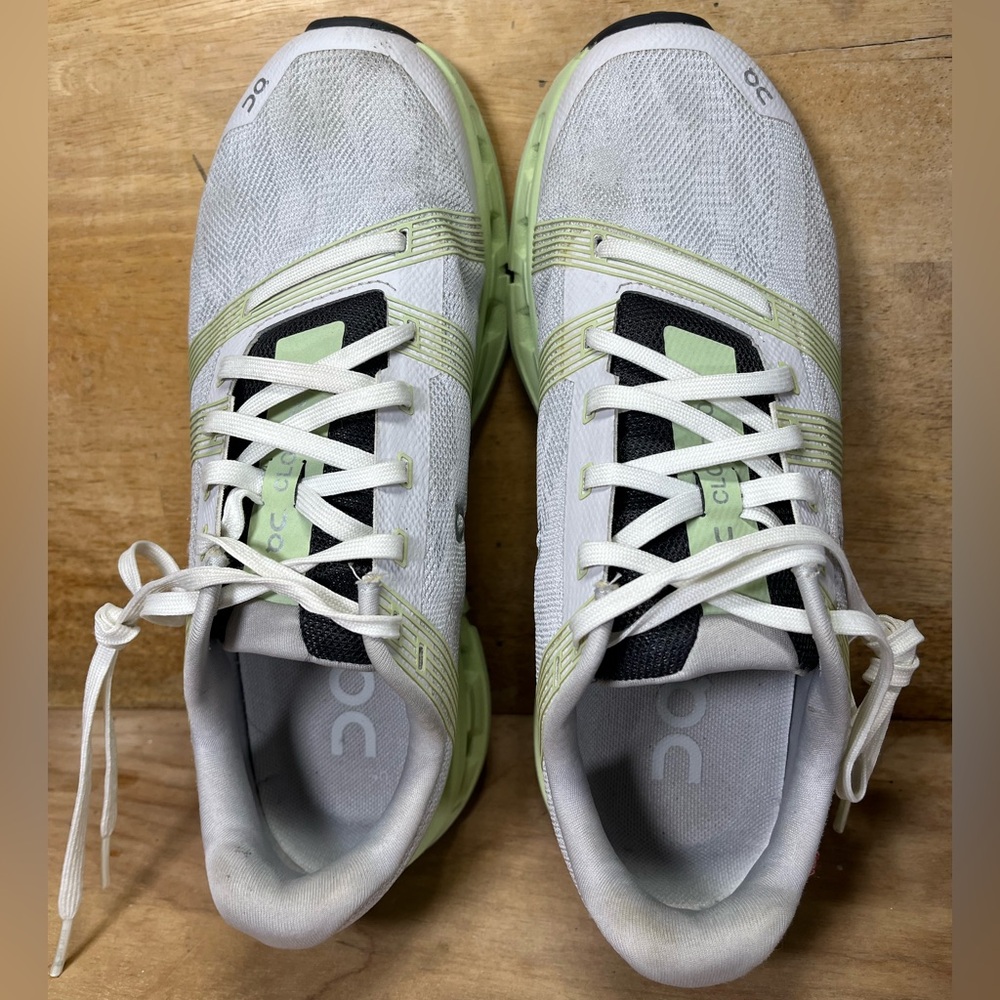 On CloudGo LIGHTWEIGHT Womens Size 7.5 Running Shoes Sneakers Gray Meadow Green - Picture 7 of 12